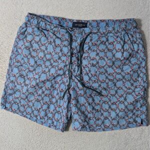 Mr Marvis Swim Shorts Mens L W34/7 Blue‎ Pink Snake Print Hypnotics